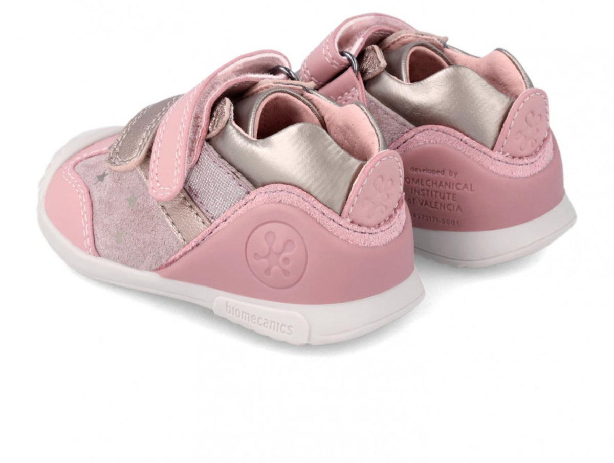 Biomecanics Ergonomischer Mädchenschuh 262273 rosa mit elastischen Biomecanics Ergonomischer Mädchenschuh 262273 rosa mit elastischen