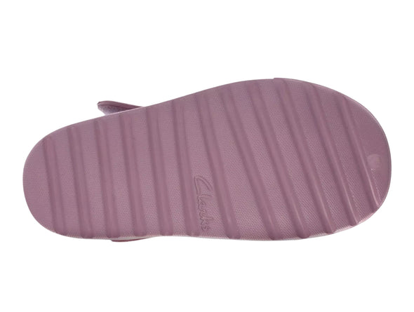 Clarks Move Kind K in Dusty Pink sole view