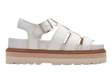 Clarks Orianna Twist in Off White outer view
