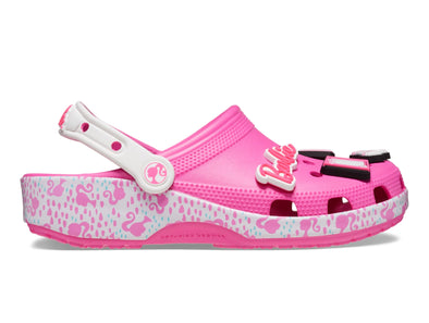 Crocs Barbie Classic Clog 208817-6QQ in Electric Pink outer view