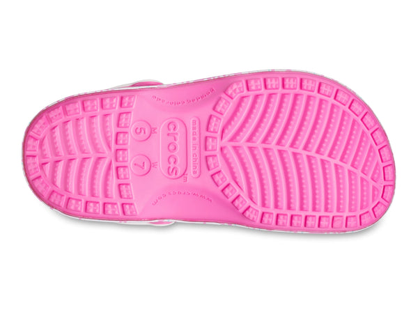 Crocs Barbie Classic Clog 208817-6QQ in Electric Pink sole view