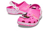 Crocs Barbie Classic Clog 208817-6QQ in Electric Pink upper view