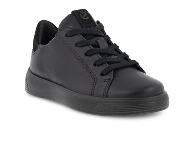 Ecco Kids Street Sneaker 700813 51094 in Black Upper view