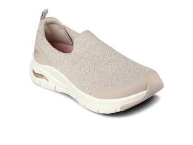 Skechers 149563 Arch Fit Quick Start in Taupe upper view