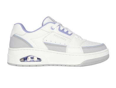 Skechers 177710 Uno Court - Courted Style in Lavender White outer view