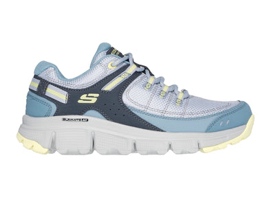 Skechers Stamina AT - Artists Bluff 180145 in Blue Yellow outer view