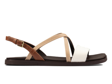 Clarks Ofra Strap - Taupe Combi Leather