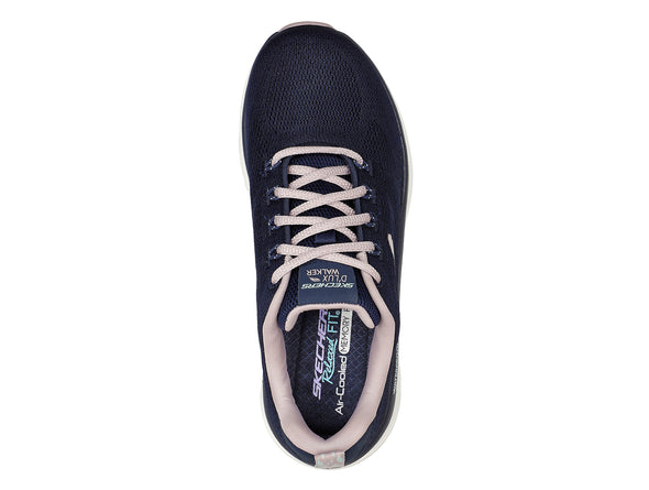 Skechers 149810 Relaxed Fit D'Lux Walker Get Oasis in Navy Lavender top view