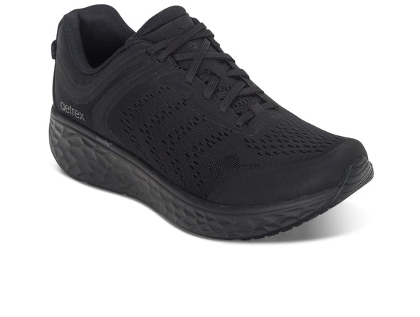 Aetrex Chase Arch Support AP901 M41 - Black upper view