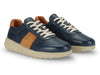 Ambitious Hover Comfort Sneaker 12863A in Navy Camel upper view