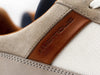 Ambitious SLOW Classic Sneaker 11240 in Grey Off White Camel upper 1 view