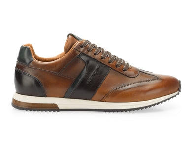 Ambitious SLOW Classic Sneaker 11721 in Cognac combi outer view