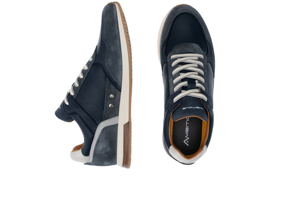 Ambitious SLOW Classic Sneaker 13425B in Navy Blue top view