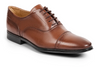Anatomic & Co Fata - laced Tan leather formal shoe against a white background upper view
