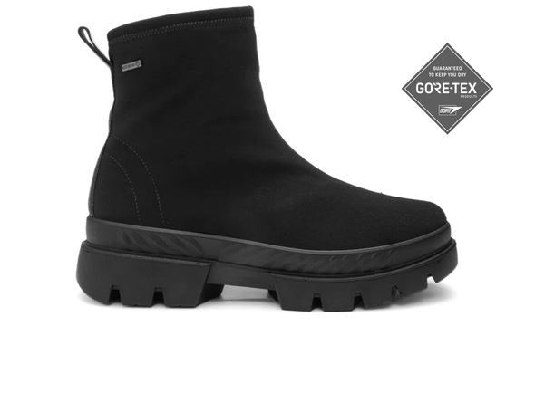 Ara 12-14102-01 ankle boot in Black with GORE-TEX logo on a white background