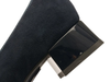 Close up of Ara 12-20430-02 Navy pumps with a medium paragraph heel on a white background, 