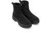 Pair of Ara 12-14102-01 Gore-Tex Black ankle boots on a white background
