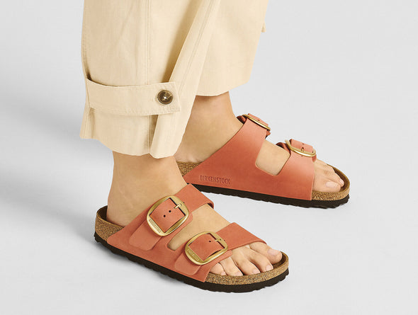 Birkenstock Arizona Big Buckle 1025401 in Mars Red model view