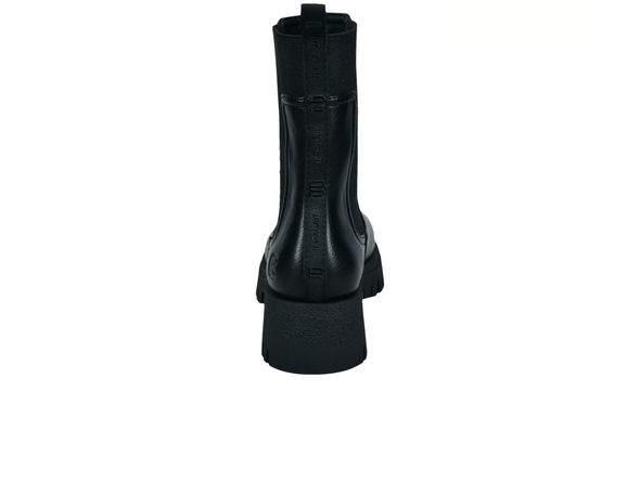Bagatt D31-ATX30-5000 - Black Chelsea boot on a white background back view