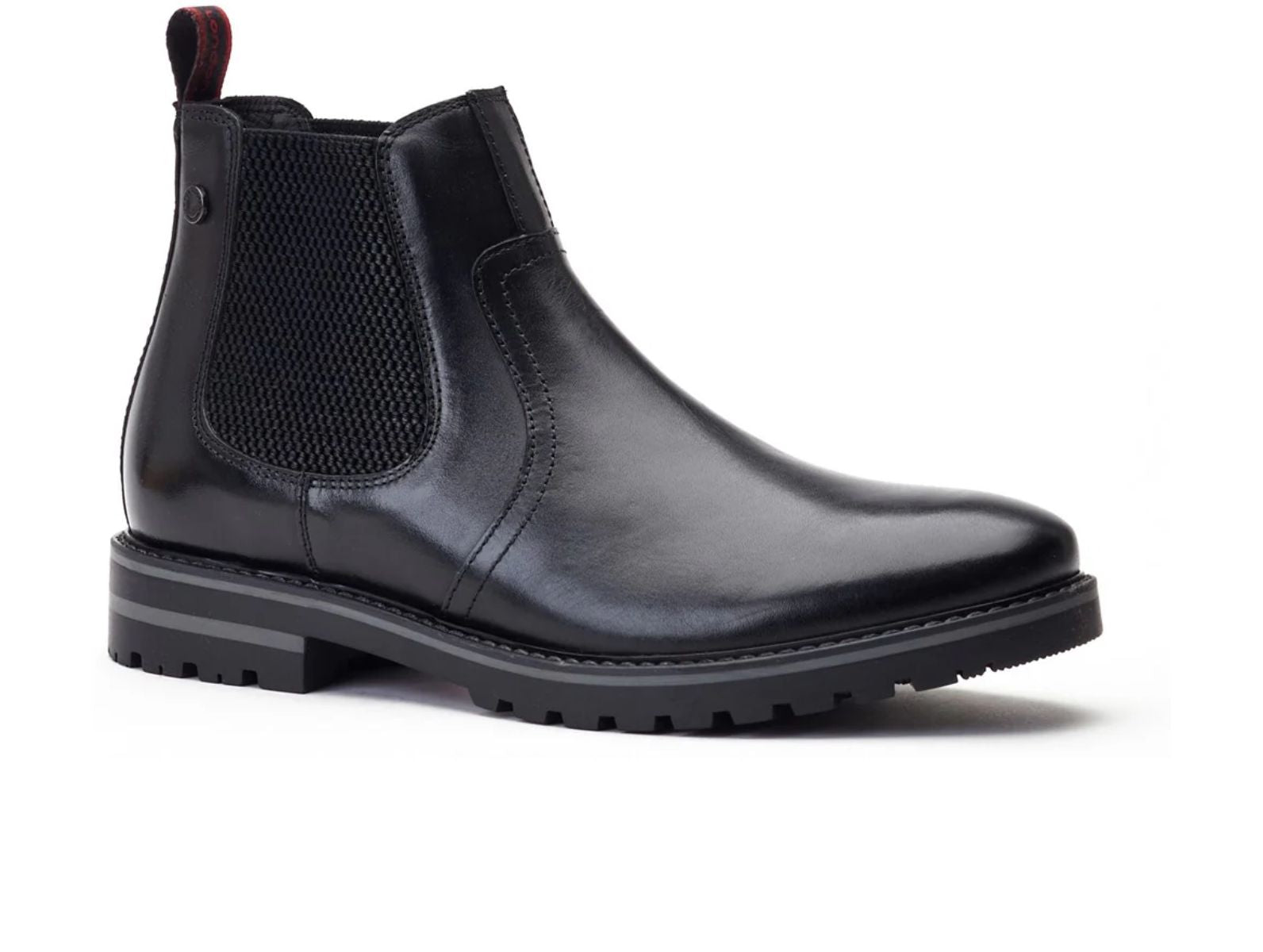 Base Boots Base London Cutler Men's Waxy Black Cleated Chelsea Boots | Walsh ...
