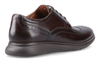 Base London Flight 25 Brogue, brown leather dress shoe on a white background back view