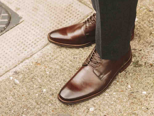 Base London Marley in Washed Brown model 3 view