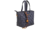 Bessie London Weave Charm Bag - Navy