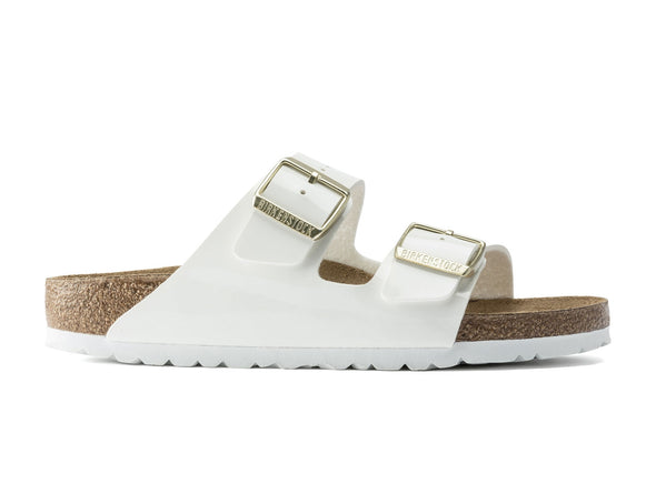 Birkenstock Arizona 1005294 Narrow in White Patent outer view