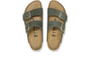 Birkenstock Arizona 1028030 Narrow in Dark Bottle Green top view