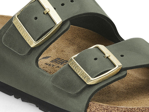 Birkenstock Arizona 1028030 Narrow in Dark Bottle Green upper 3 view