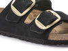 Birkenstock Arizona Big Buckle 1023290 in Black upper 2 view