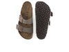 Birkenstock Arizona Birko-Flor Nubuck 0151181 in Mocha sole 1 view