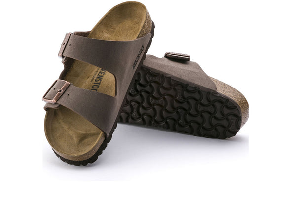 Birkenstock Arizona Birko-Flor Nubuck 0151181 in Mocha sole view