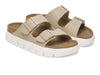 Birkenstock Arizona Chunky 1029094 - Sandcastle upper 1 view