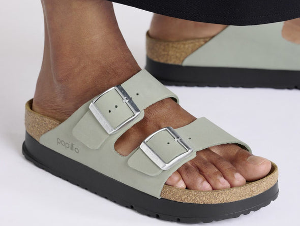 Birkenstock Arizona Flex Platform 1029049 - Pure Sage model view