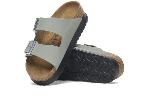 Birkenstock Arizona Flex Platform 1029049 - Pure Sage sole view