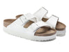 Birkenstock Arizona Grooved 1018581 Standard in White upper view