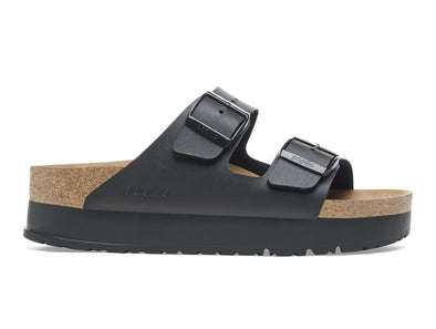 Birkenstock Arizona Papillio Flex Platform 1027395 Narrow in Black outer view