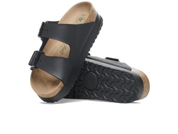 Birkenstock Arizona Papillio Flex Platform 1027395 Narrow in Black sole view