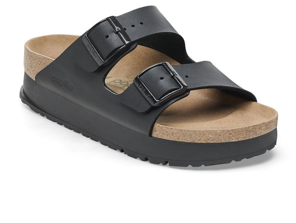 Birkenstock Arizona Papillio Flex Platform 1027395 Narrow in Black upper view