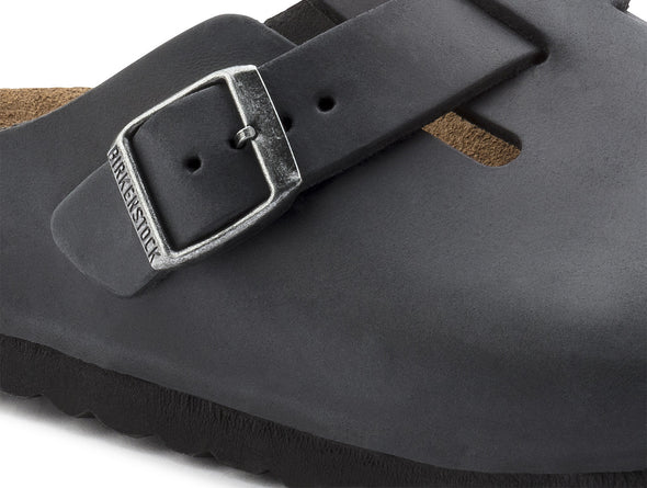 Birkenstock Boston 0059463 in Black Upper 2 view