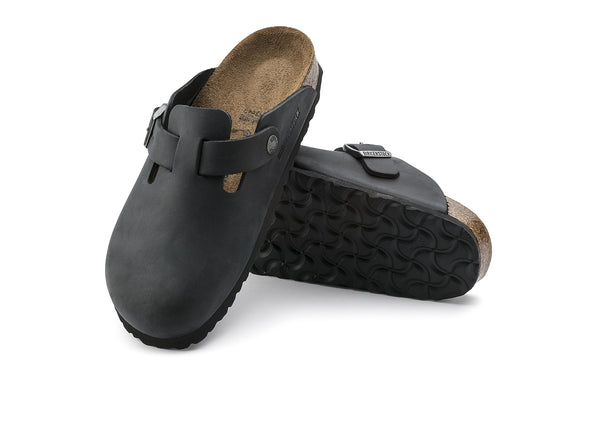 Birkenstock Boston 0059463 in Black sole view
