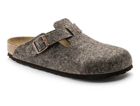 Birkenstock Boston 0160581 - Cacao clog slipper upper view