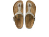 Birkenstock Gizeh Birko-Flor 0043391 in Stone top view