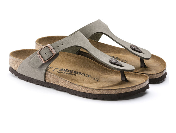 Birkenstock Gizeh Birko-Flor 0043391 in Stone upper 1 view