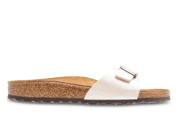 Birkenstock Madrid 0940153 in Graceful Pearl White outer view