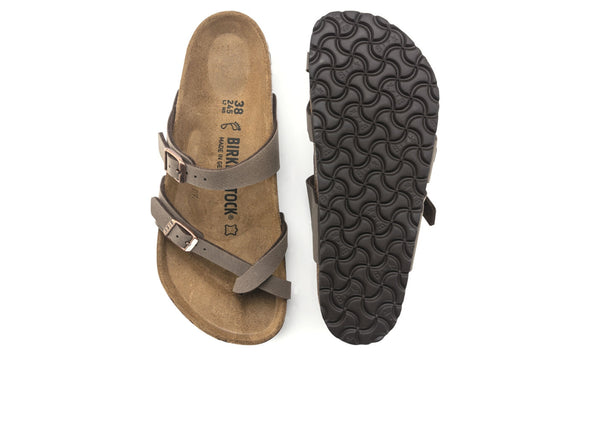 Birkenstock Mayari Birko Flor Nubuck 0071061 Standard - Mocha