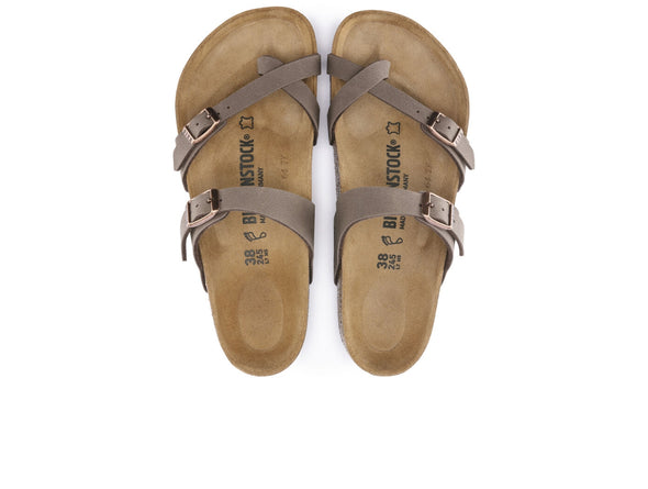 Birkenstock Mayari Birko Flor Nubuck 0071061 Standard - Mocha