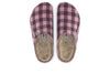 Birkenstock Zermatt 1023159 in Pink Plaid top view