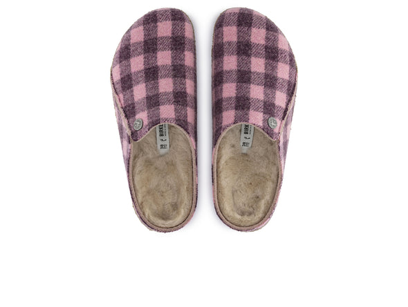 Birkenstock Zermatt 1023159 in Pink Plaid top view